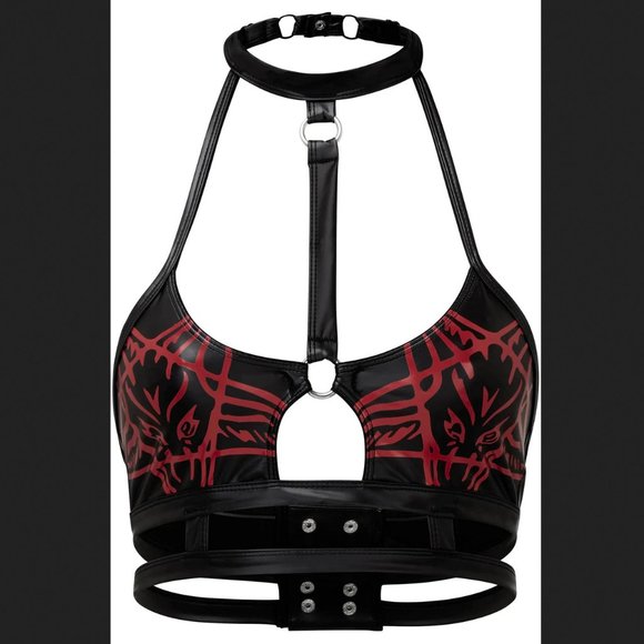 Killstar Raise Hell Cage Bra - Picture 3 of 3